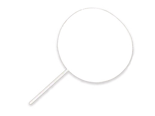 まんまる丸柄タイプ うちわ