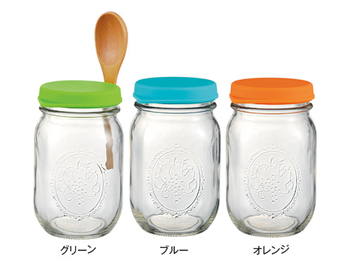 スプーン付きキャップジャー 1個