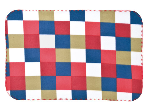パッチワークチェック ブランケット