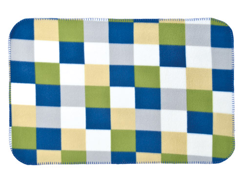 パッチワークチェック ブランケット