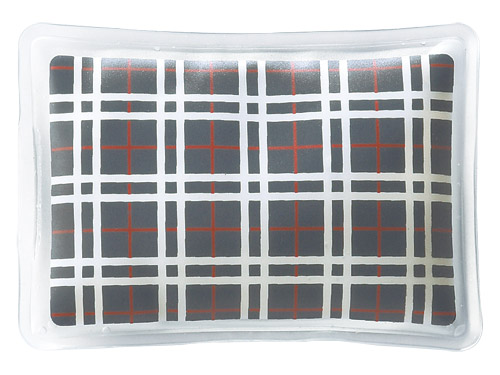 チェックのエコウォーマー